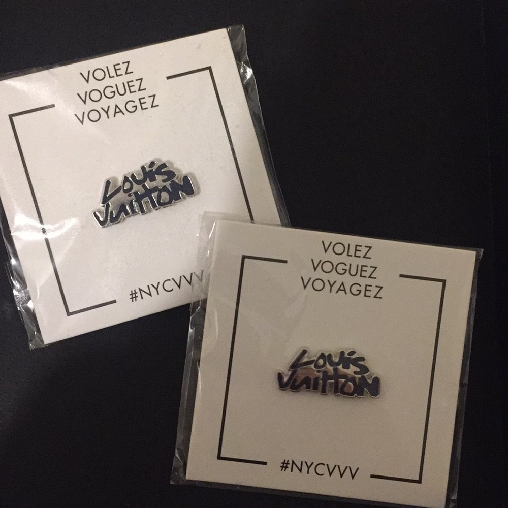 Louis Vuitton Limited Edition Logo Pin